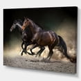 thumbnail image 3 of Design Art - Horses gallop in desert, 3 of 4