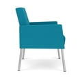 thumbnail image 4 of Lesro Mystic Lounge Reception Guest Chair in Teal, 4 of 5