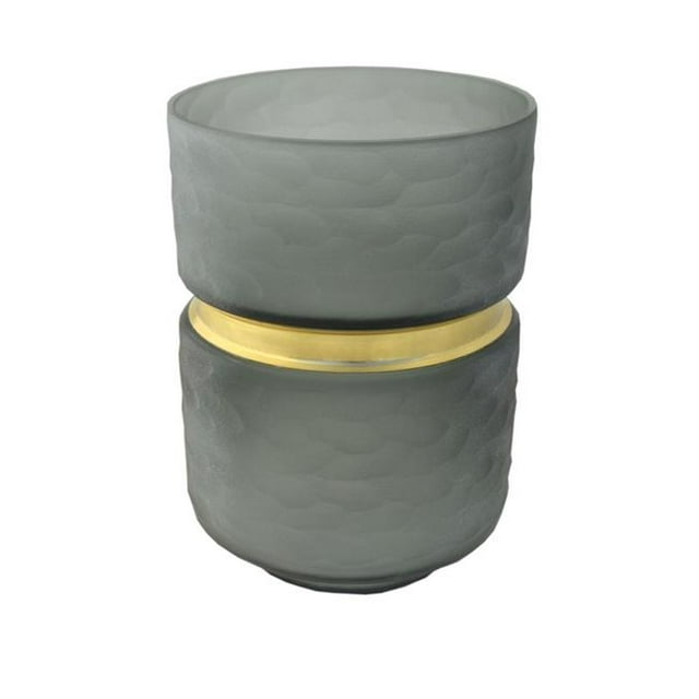 R16 Home Furniture WG-06G Leech Vase, Grey