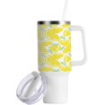 thumbnail image 2 of SKYSONIC 40oz Lemons Leaves Tumbler With Lid And Straw Travel Coffee Mug Stainless Steel Insulated Thermal Tumblers Cup, 2 of 7