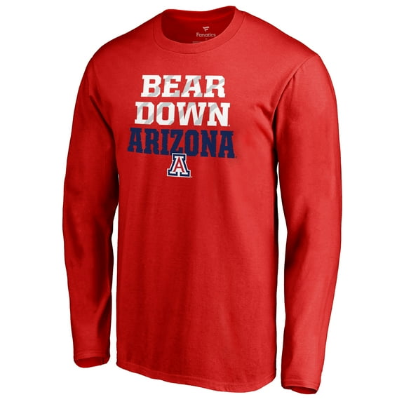 Men's Red Arizona Wildcats Team Hometown Collection Long Sleeve T-Shirt