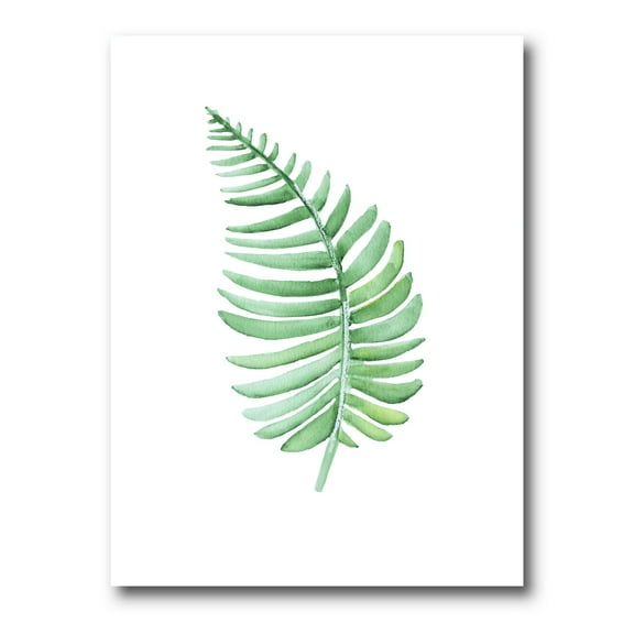 Designart ' Close Up Of Tropical Leaf Of Monstera III ' Farmhouse Canvas Wall Art Print
