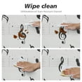 thumbnail image 4 of PIKWEEK  Music Note Fitted Round Tablecloth with Elastic Edge Waterproof Table Cover Music Table Cloths Modern Tables Decoration for Dining Table,Picnic,Party, 4 of 7