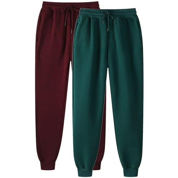 LLYwey Pajama Pants Women 2PC Women's Casual Fashion Solid Color Home Pants for Sports and Can Worn Outside Binding Leg Pants Female Casual Pants & Capris Long Pant Style H2320 Green XL