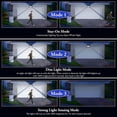 thumbnail image 3 of Solar Outdoor Lights, 2-Pack Super Bright 178 LED Motion Sensor Wall Light with 270 Wide Angle and 3 Modes, Waterproof Solar Security Light for Patio,, 3 of 5
