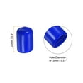 thumbnail image 2 of Uxcell 13mm Rubber Pool Tip Cover Billiard Cue Tip Protector Snooker Accessory Blue 4 Pack, 2 of 5