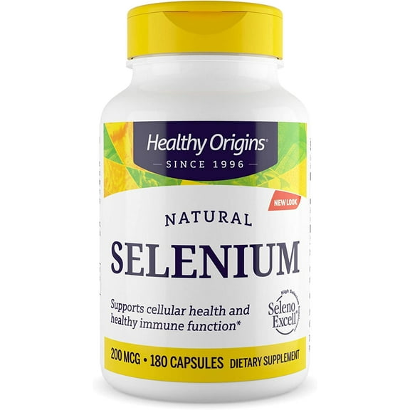 Healthy Origins - Natural Seleno Excell High Selenium Supplement 200 mcg. - 180 Capsules
