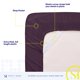 thumbnail image 5 of Juego de sábanas Sweet Home Collection California King Purple, 5 of 6