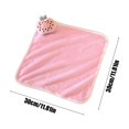 thumbnail image 2 of Hanging Hand Towels for Kitchen Bathroom, Super Soft Hand Dry Towels with Hanging Loops, Cute Cartoon Kids Toddler Hand Towels, Highly Absorbent Coral Fleece Tea Towels Dish Cloth, 2 of 6