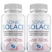 Sonic Solace Pills - Sonic Solace For Tinnitus & Healthy Ear Functioning -2 Pack