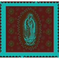 thumbnail image 3 of Wiley, Marta 12x12 Black Modern Framed Museum Art Print Titled - Virgin Mary Teal and Brown, 3 of 5