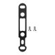 thumbnail image 1 of Adaptador de freno de disco para bicicleta de carretera, adaptador de montaje de pinza de freno de disco, pieza de 140 a 160 mm Negro 83x13x07cm, 1 of 9