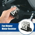 thumbnail image 2 of Fan Blower Motor Resistor Heater Replacement Fit for Peugeot 206 307 Black Silver Tone, 2 of 6