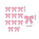 thumbnail image 3 of Adornos navideños con lazo de terciopelo, 12 unidades, para San Valentín, Navidad, ventanas, árboles de Navidad, Halloween, otoño, hogar, adornos navideños., 3 of 9