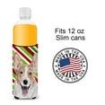 thumbnail image 4 of Cardigan Corgi Candy Cane Christmas Ultra Hugger for slim cans, 4 of 6
