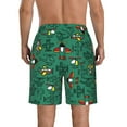 thumbnail image 3 of Kll Cartoon Air Transportation Men'S Casual Summer Beach Shorts Hawaiian Shorts With Pockets-X-Large, 3 of 9