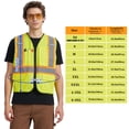 thumbnail image 3 of Chaleco de seguridad AK A-KSAFETY Chaleco reflectante de alta visibilidad, 3 of 5