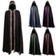thumbnail image 1 of Men's 5-color Long Cape Medieval Church Clergy Dress Cape Cloak Cosplay Halloween, 1 of 3