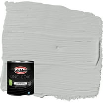 Glidden One Coat Solitary State / Gray Semi-Gloss Interior Paint with Primer, 1 Quart