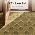 thumbnail image 5 of Bsicpro 2.5'x10' Hallway Runner Rug,Vintage Stain Resistant Kitchen Rug Lightweight Living Room Bedroom Carpet,Coffee, 5 of 10