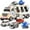 Ambulance White, variant on PayUSD Construction Toddler Truck Toys for 3 4 5 6 Year Old Boys 5-in-1 Friction Power Vehicle Car Toy for Toddlers 1-3 Carrier Truck Toys for Kids 3-5 Christmas Birthday Gifts for Girls Age 3-9