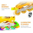 thumbnail image 4 of Inline Skates Réglable avec des Roues Lumineuses pour Enfants et Adultes Fitness Extérieur Intérieur Inline Skates, 4 of 7
