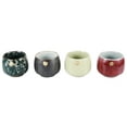 thumbnail image 4 of Taza de té de cerámica Kung Fu, 4 piezas, taza de té horneada al horno retro, vajilla de cerámica elegante y moderna, 4 of 8