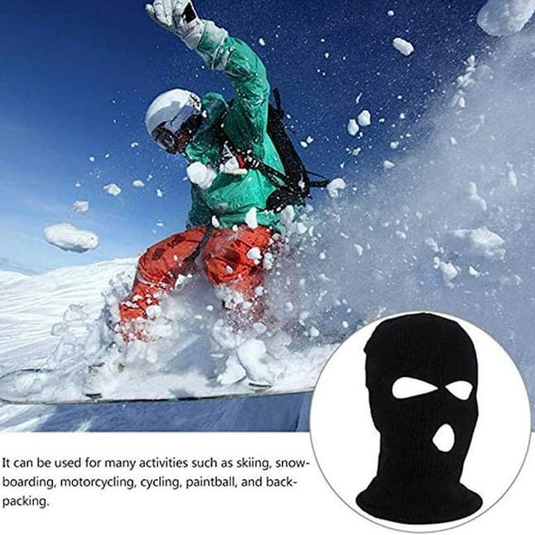 Balaclava Face 3-Hole for Cold Weather Winter Ski Men and Women