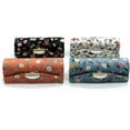 thumbnail image 2 of 4 Pcs Ladies Floral Lipstick Case Holder with Mirror, Cosmetic Storage Kit Makeup Travel Cases Organizer Bag for Purse, 2 of 4