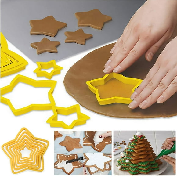 TIMIFIS Cookie Mold Christmas Tree Cutter Cutters Christmas Cutters Mould Kitchen Gadgets