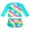 Style C, variant on GYRATEDREAM Girls Rash Guard Swimsuit 2-Piece Long Sleeve Bathing Suit UPF 50 Sun Protection Summer Beach Swimwear, 5-6 Years