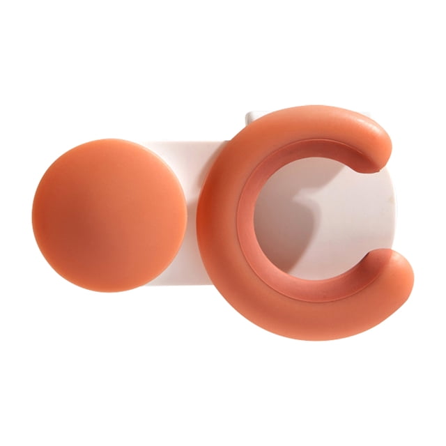 Naiovety Clip para mopa Gancho para colgar en la pared Ganchos para baño Accesorio para estante de almacenamiento Almacenamiento y organización del hogar Naranja Naiovety HA063249-02B
