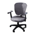 thumbnail image 1 of Housse Extensible pour Chaise d'Ordinateur, Housse de Chaise de Bureau, Housse de Chaise en Polyester à Haute Élasticité, Feuille Noire, 1 of 9