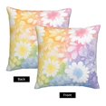 thumbnail image 4 of Multi-Size Linen Sofa Pillow Cover Invisible Zipper Open And Close Strong Use For Sofa Chair Garden Sofa Car White Tie-Dye Background Rainbow Colors_4 18"X18", 4 of 8