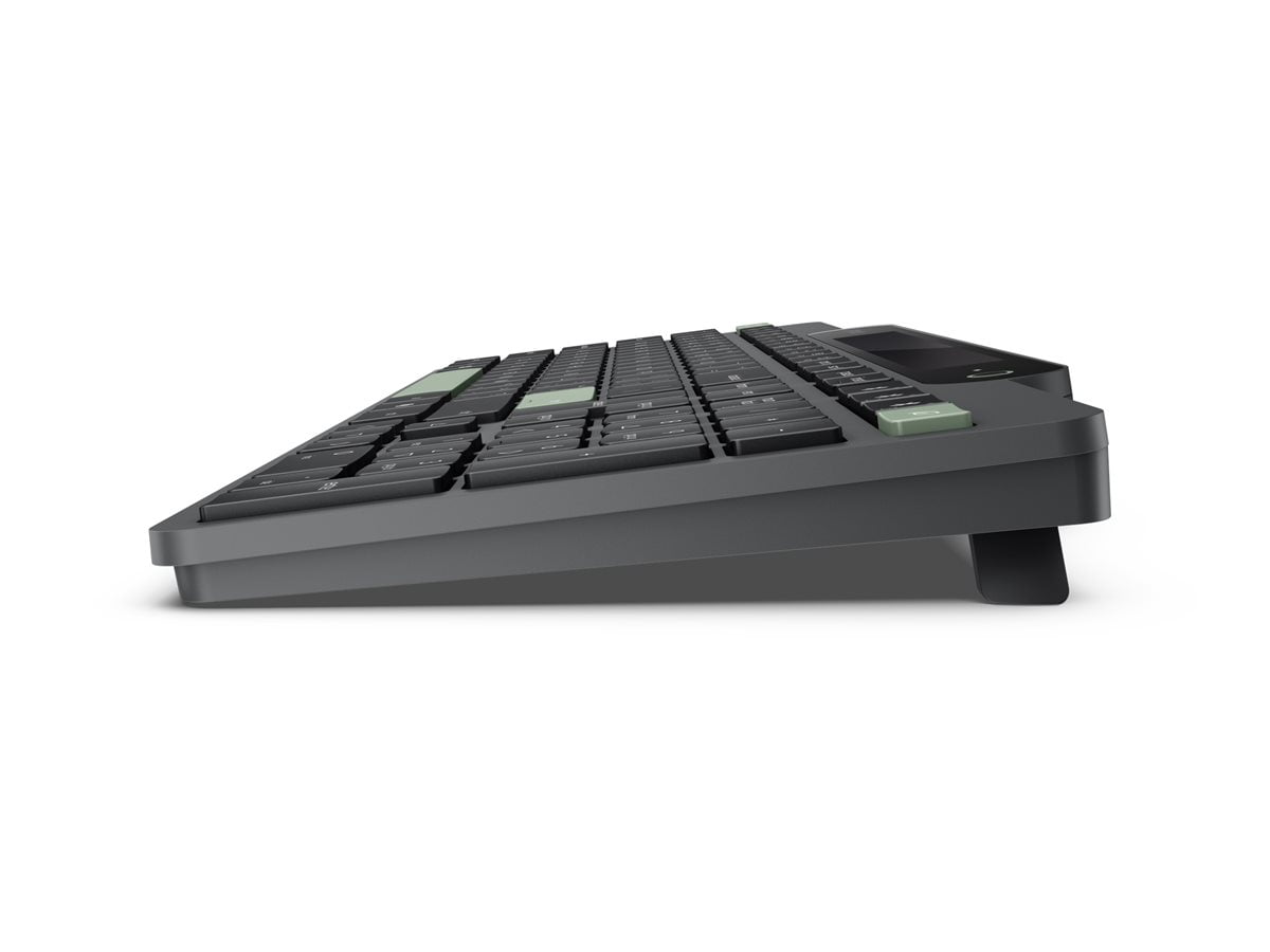 Lenovo Self-Charging Bluetooth Keyboard-US English - Wireless Connectivity - Bluetooth - 5.1 - 108 Key(s) - Windows 10, Windows 11 - English (US) - Notebook - PC - Recycled Plastic - Plunger Keyswi...