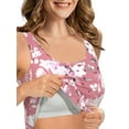 thumbnail image 3 of FLYCURVY Plus Size Tank Tops with Built in Bras for Women Sleeveless Casual Floral Print Cami, 3 of 7