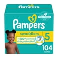 thumbnail image 1 of Pañales Pampers Swaddlers ultrasuaves, tamaño 5, 104 unidades, 1 of 8