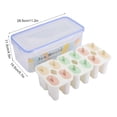 thumbnail image 4 of Environmental Ice  Tray Ice , Ice Trays,  Sealing Ice  Trays Silicone Ice  Trays, Easy To Demold Ice   For Kitchen Home 3.3L Box With Buckle, 12Pcs Ice Cream, 4 of 8