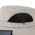 thumbnail image 5 of Jessboyy Men Sun Hats with Neck Flap Summer Sun Protection Bucket Hat with 2 Solar Fans Cooling Wide Brim Hat for Men for Work Outdoor Hiking Gray, 5 of 8