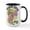White/Black Inside, variant on CafePress - Mardi Gras Flamingo Mugs - 15 oz Ceramic Large White Novelty Mug