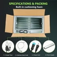 thumbnail image 3 of TRAMULL Stretchable 1000W LED Hydroponic Garden Grow Light/ Grow light for Plant  7x5ft Coverage with 2604Pcs LEDs ( Green), 3 of 8