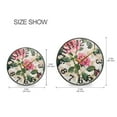 thumbnail image 2 of Pink Beautiful Rose Wall Clock 12 Inch Silent Non Ticking Battery Operated Easy to Read for Kitchen Living Room, 2 of 8