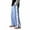 Sky Blue, variant on OSOLU Solid Color Women Cozy Sports High Split Post Operative Pants Summer Sweatpants Loose Girdle Pants Trousers Fashionable Classic Leisure Bottoms
