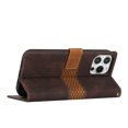 thumbnail image 4 of ELEHOLD Wallet Case for iPhone 15 Pro Max 6.7", Premium PU Leather Card Holders with Lanyard Kickstand Magnetic Clasp Shockproof Anti-Scratch Purse Protective Case,Brown, 4 of 7
