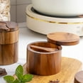 thumbnail image 6 of CIYISON Multifunctional Wood Salt Jar Seal Holders for Food Freshness in Kitchen, 6 of 13