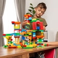 thumbnail image 3 of Best Choice Products Kids 247-Piece Marble Run STEM Toy Puzzle Building Blocks Race Track Set w/ Ramps, Slides, Funnels, 3 of 8