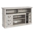thumbnail image 3 of Gray Rustic Entertainment Console For 65" Tv With Extra And Practical Storage Style Stand, Gray, Fits, 3 of 5
