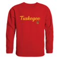thumbnail image 1 of W Republic 556-240-RED-01 Tuskegee University Mens Script Crewneck T-Shirt, Red - Small, 1 of 1