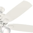 thumbnail image 5 of Ventilador de techo Hunter Amberlin LED de 5 aspas, 52 pulgadas, blanco, 5 of 5