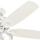 thumbnail image 5 of Ventilador de techo Hunter Amberlin LED de 5 aspas, 52 pulgadas, blanco, 5 of 5